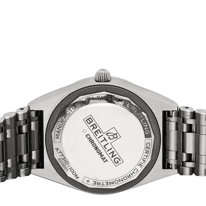 Breitling Stainless Steel Diamond Bezel 32mm Chronomat Quartz Watch Silver A77310591A1A1 4 of 5