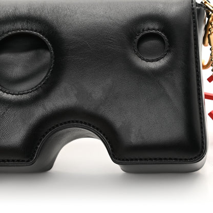 Off-White OFF WHITE Calfskin Burrow 22 Chain Bag Black 10 of 13