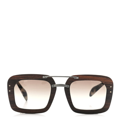 Prada Wooden Malabar Sunglasses SPR30R Ebony 2 of 6