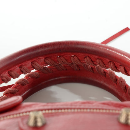 Balenciaga Agneau Giant 12 Rose Gold Hardware Town Coquelicot 4 of 12