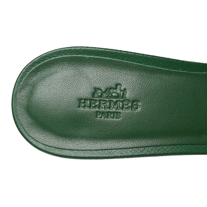 Hermes Epsom Oasis Sandals 38 Vert Cactus 7 of 10