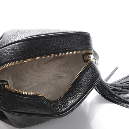Gucci Pebbled Calfskin Small Soho Disco Bag Black 5 of 8