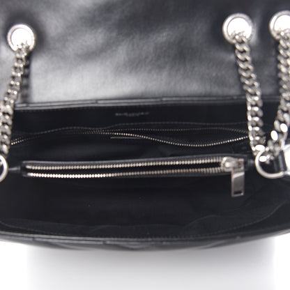 Saint Laurent Calfskin Y Quilted Monogram Medium Loulou Chain Satchel Black 5 of 10