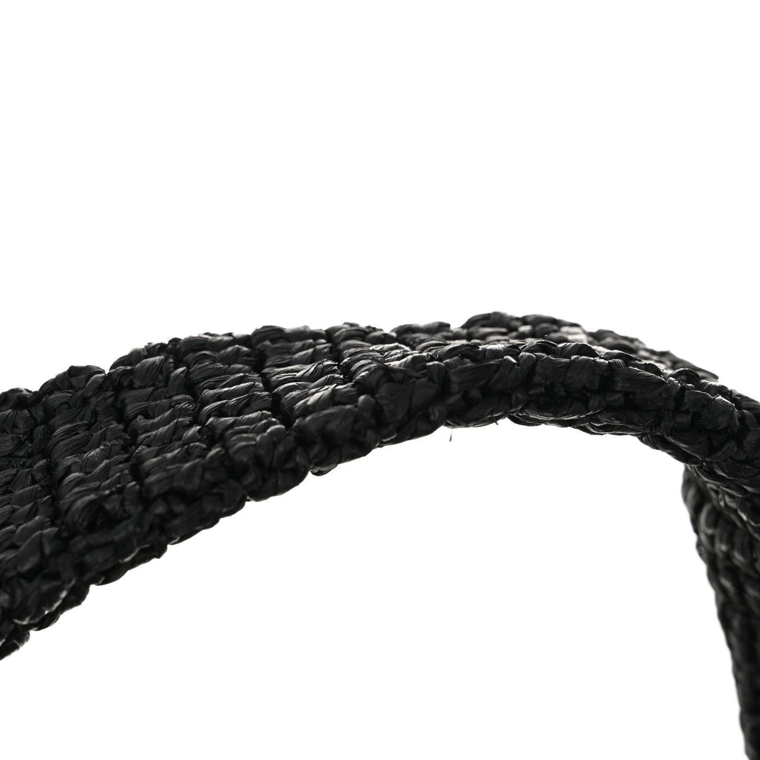 Saint Laurent Raffia Logo Tote Black 11 of 11