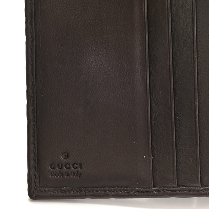 Gucci Guccissima Icon Bar French Wallet Dark Brown 11 of 14