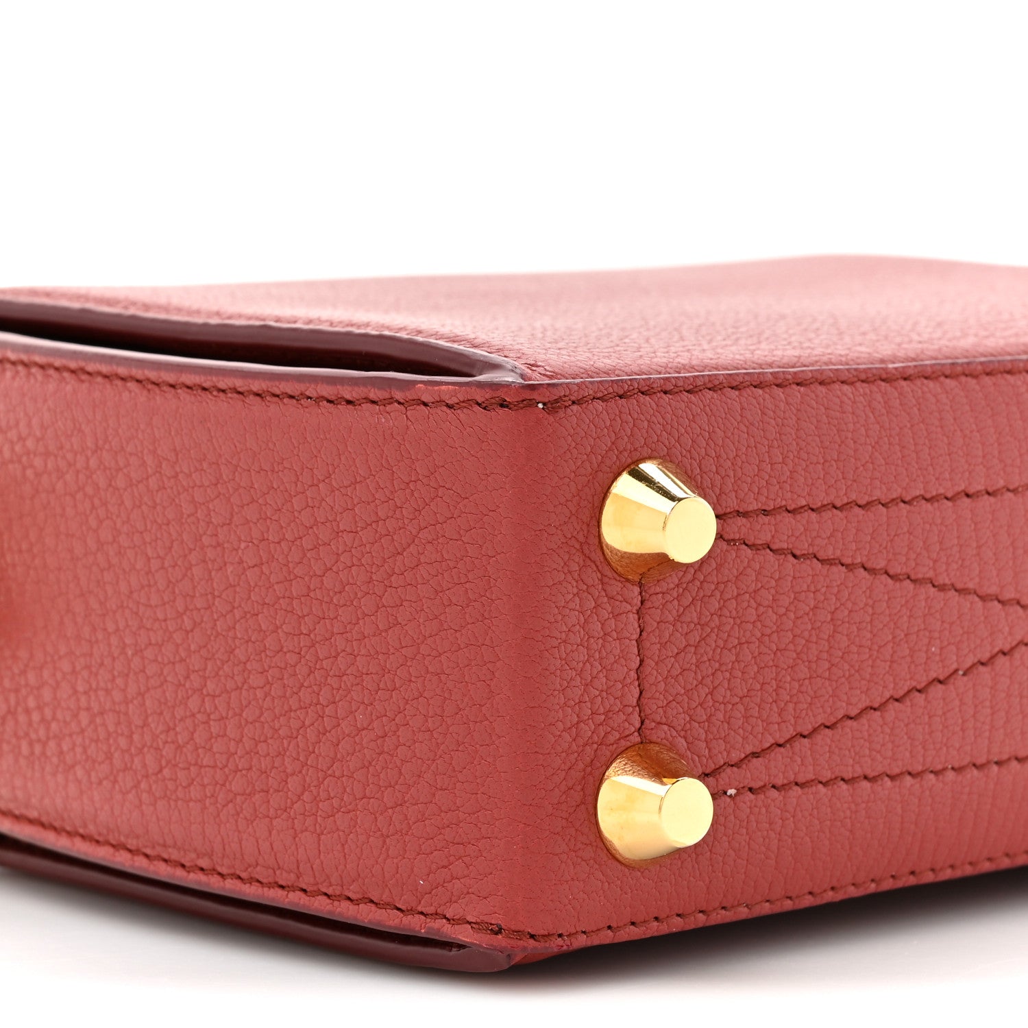 Alexander McQueen Silky Amish Grained Box Shoulder Bag 16 Lacquered Red 9 of 13