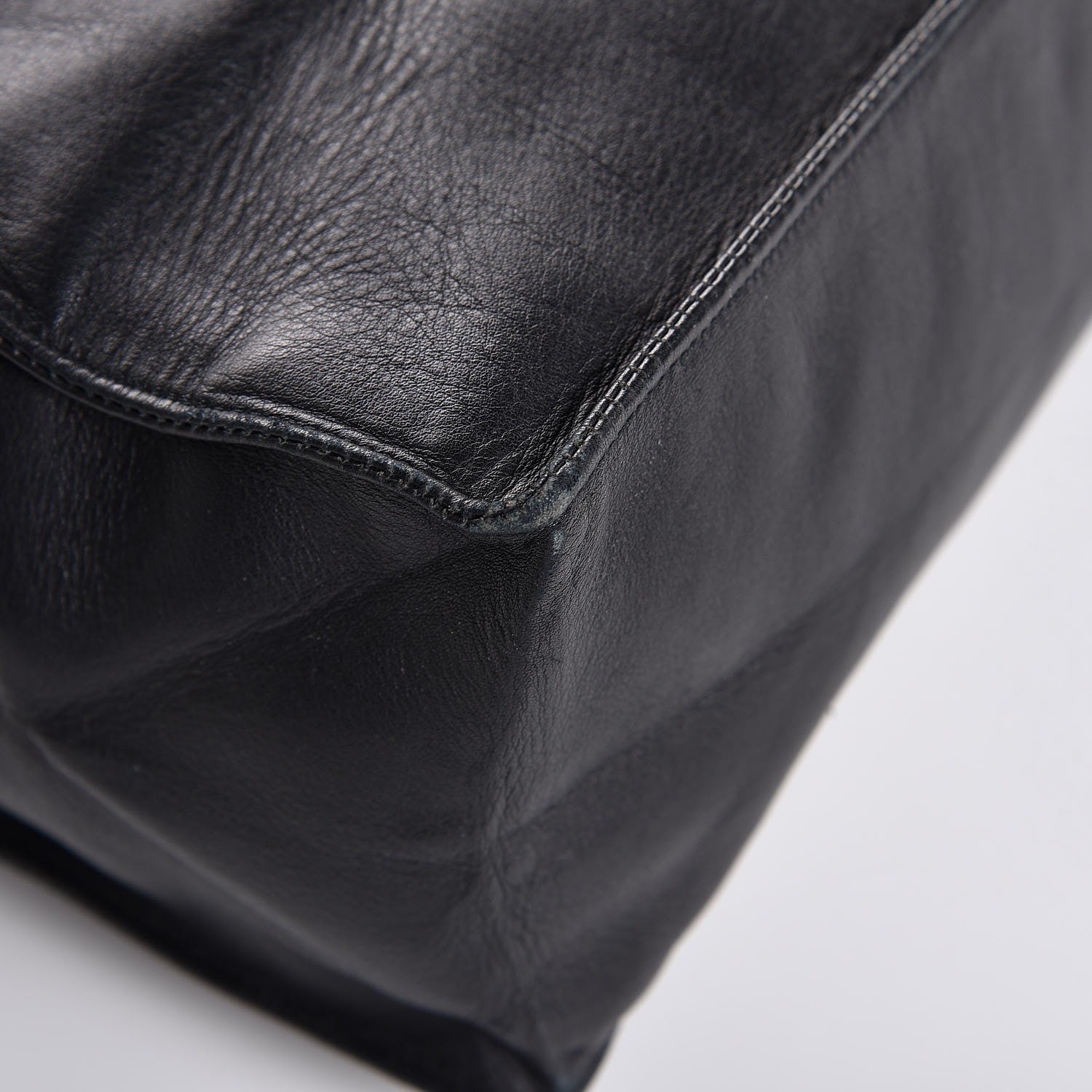 Chanel Lambskin CC Tote Black 11 of 12