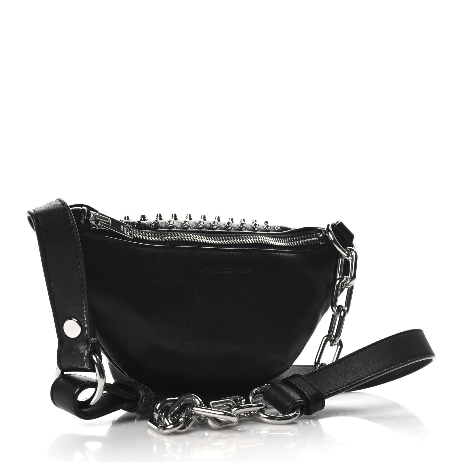 alexander wang mini attica velvet backpack Alexander Wang Lambskin Studded Mini Attica Belt Bag Black 1738750 – FASHIONPHILE