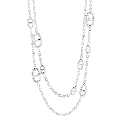 Hermes Sterling Silver Farandole Necklace 120 1 of 6