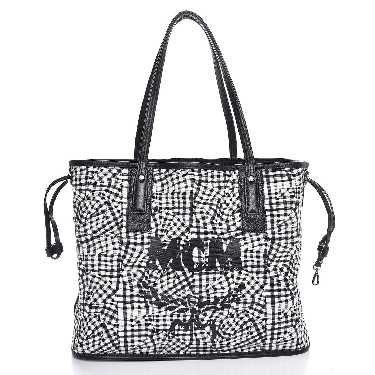 Visetos Medium Liz Reversible Shopper Tote Black