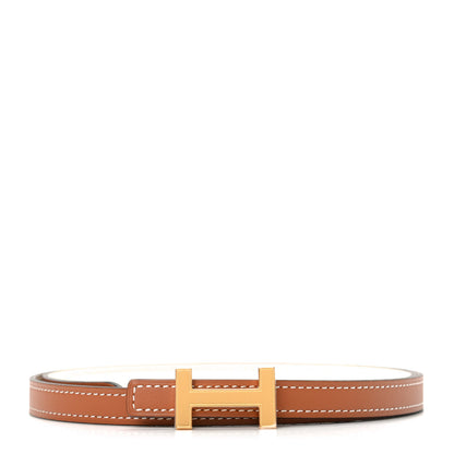 Hermes Epsom Swift 13mm Focus 80 Belt Gold Nata 1 of 4