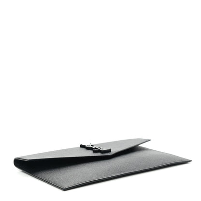 Saint Laurent Grain De Poudre Uptown Pouch Black 4 of 8