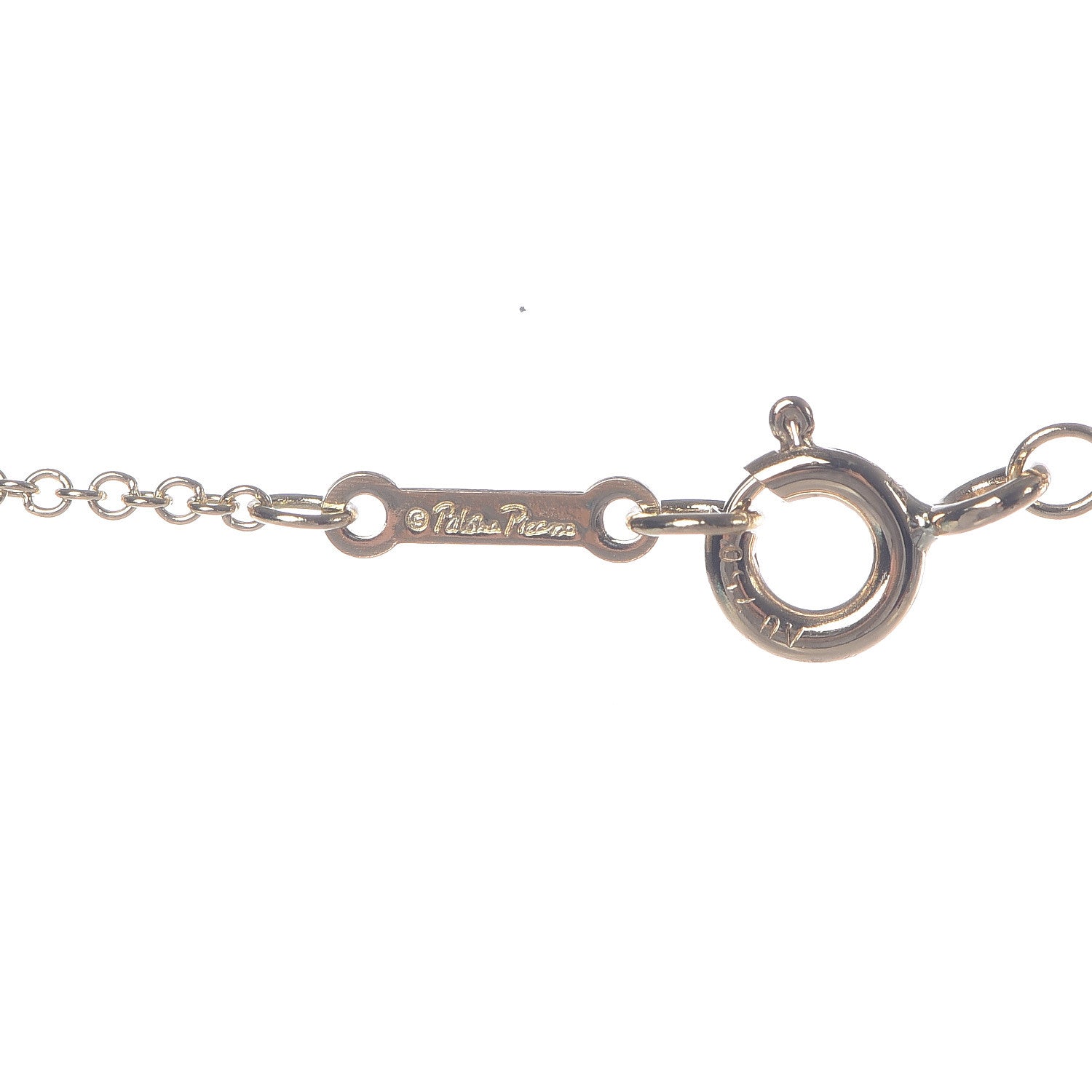 Tiffany 18K Yellow Gold Diamond Paloma Picasso Modern Heart Pendant Necklace 5 of 7