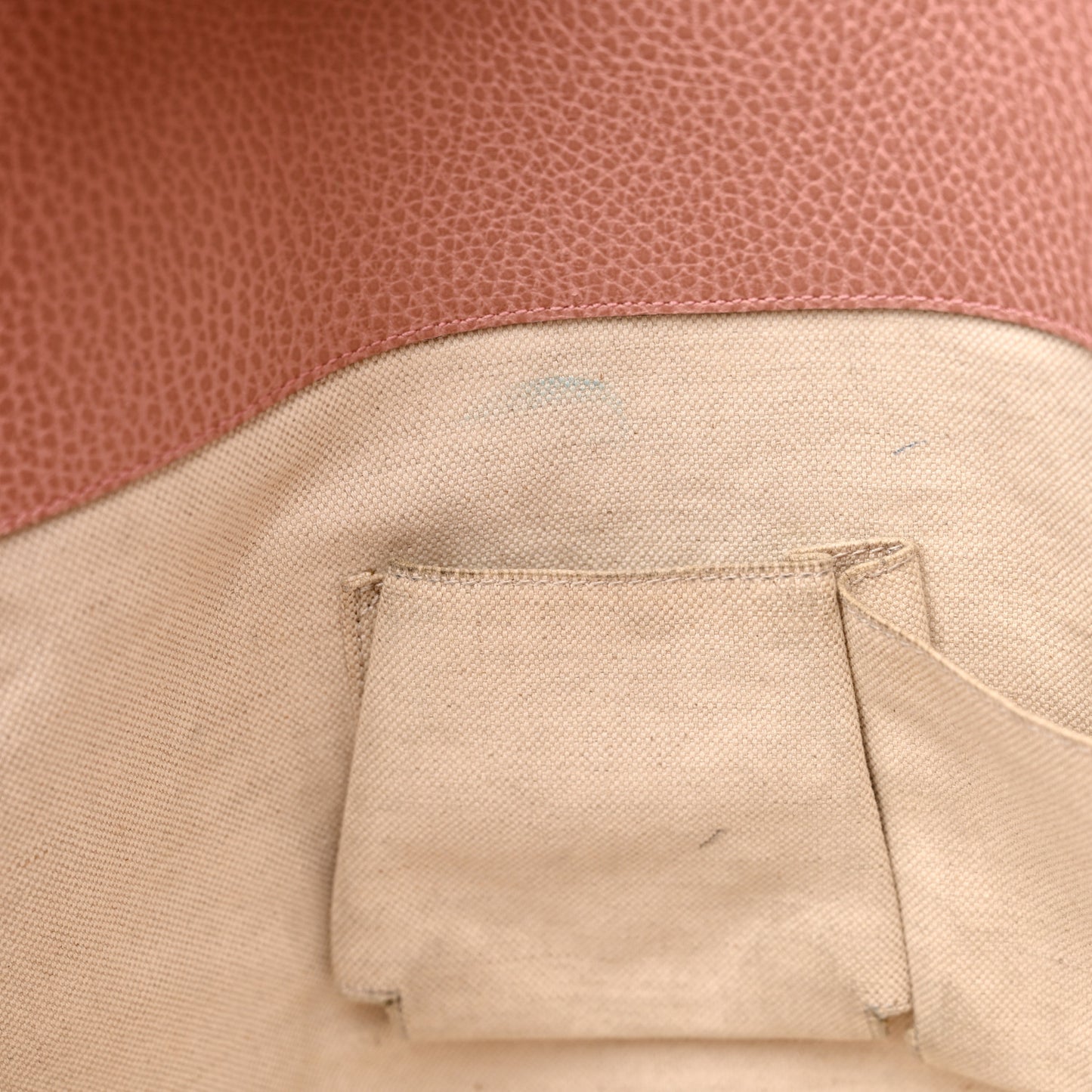 Dollar Calfskin Medium Swing Tote Grey Field Soft Pink
