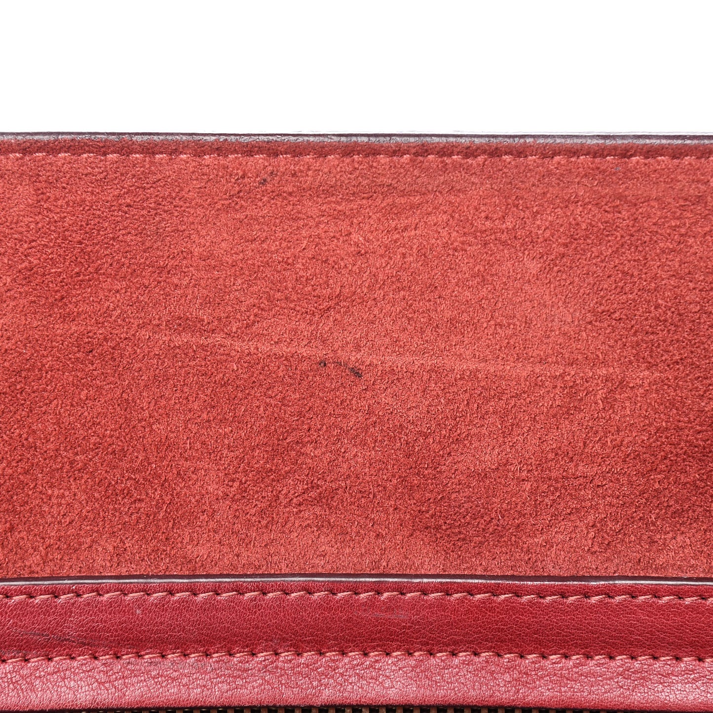Supple Calfskin Medium Phantom Luggage Red