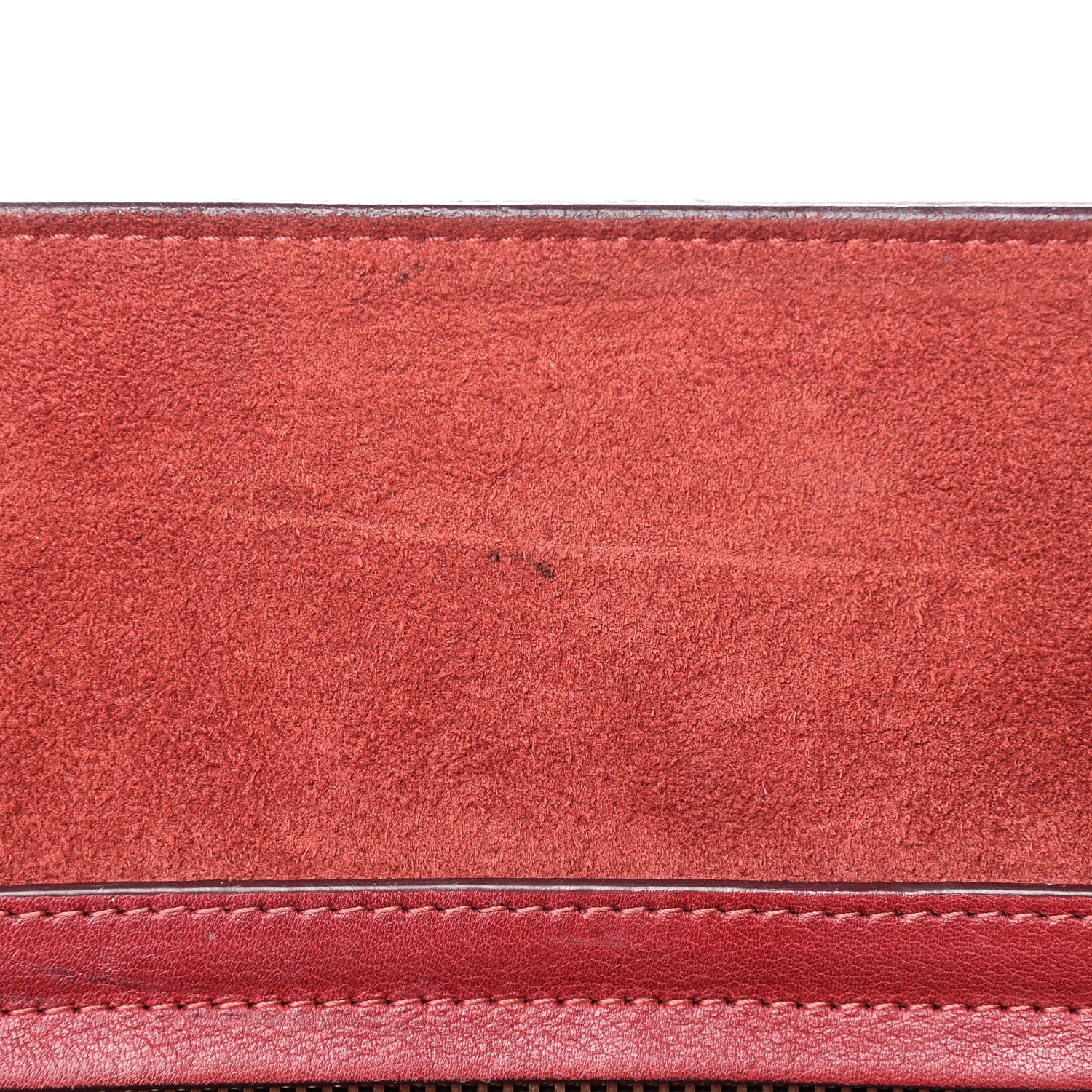 Celine Supple Calfskin Medium Phantom Luggage Red 8 of 21