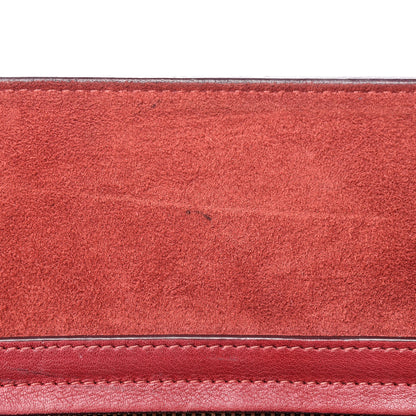 Celine Supple Calfskin Medium Phantom Luggage Red 8 of 21
