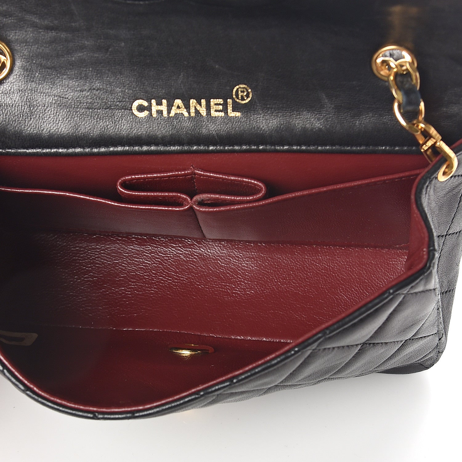 Chanel Lambskin Quilted Mini Flap Black 4 of 9