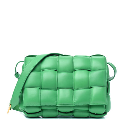 Bottega Veneta Nappa Maxi Intreccio Padded Cassette Crossbody Bag Grass 1 of 4