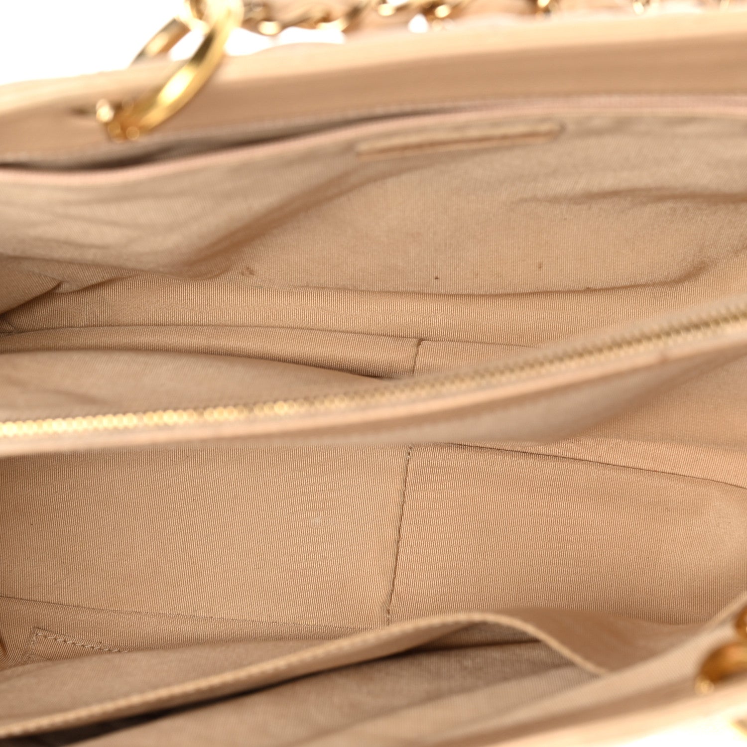 Chanel Caviar Quilted Grand Shopping Tote GST Beige 5 of 15