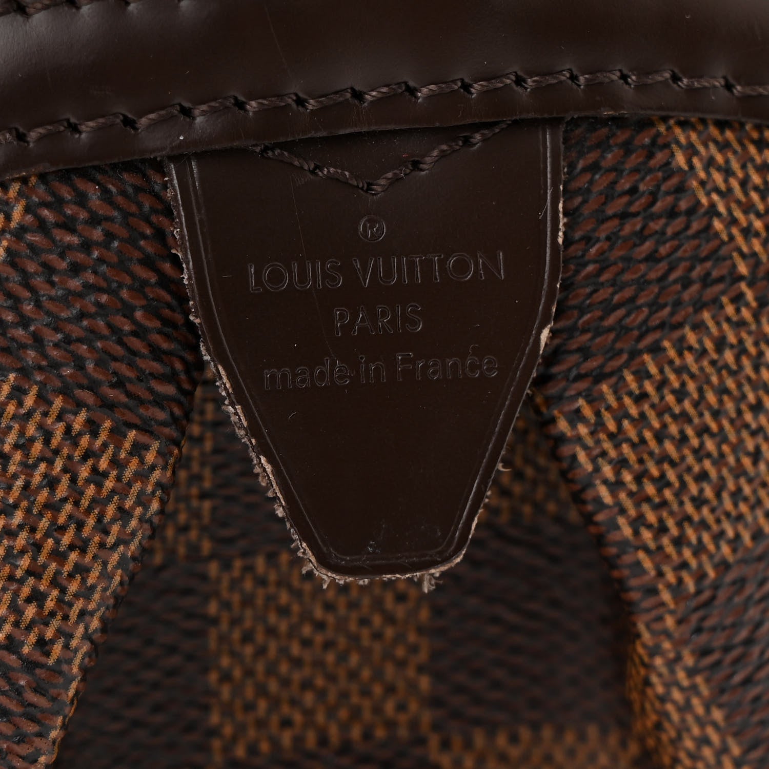 Louis Vuitton Damier Ebene Rivington GM 6 of 10
