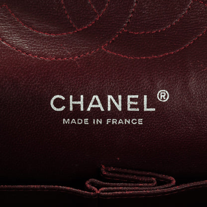 Chanel Distressed Patent Quilted Medium Double Flap Black 6 of 12