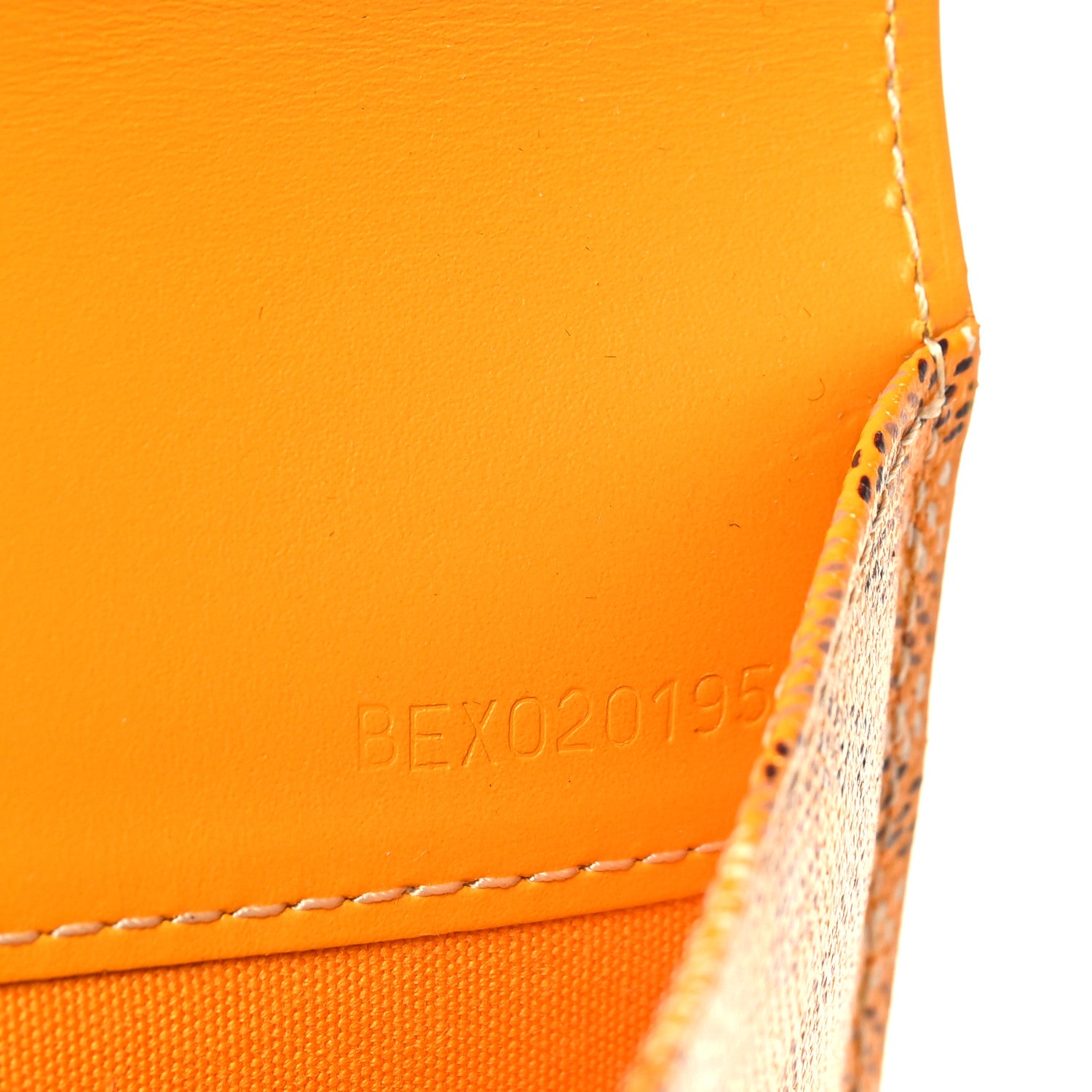 Goyard Goyardine Large Commando Envelope 2 Flat Pouch Yellow 7 of 7