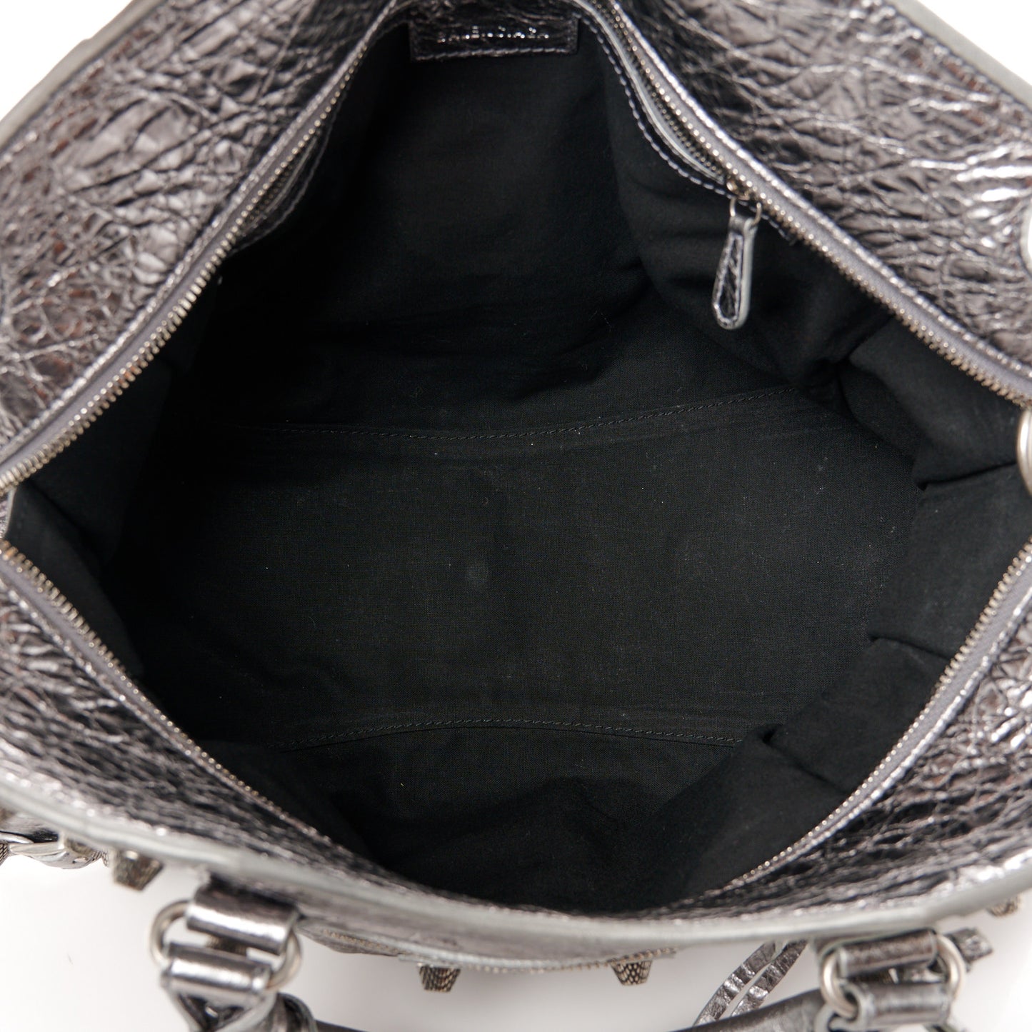 Metallic Agneau Arena Neo Cagole City Silver
