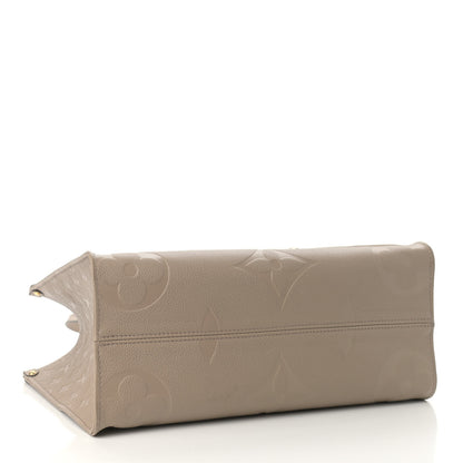 Louis Vuitton Empreinte Monogram Giant Onthego MM Tourterelle 4 of 11