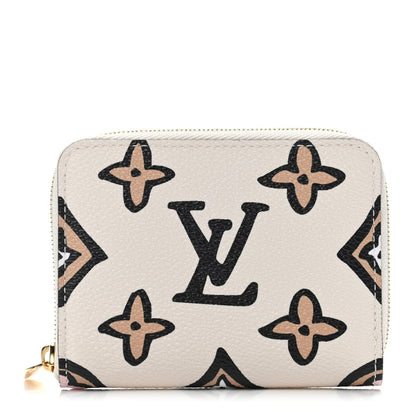 Louis Vuitton Monogram Giant Wild At Heart Zippy Coin Purse Creme 1 of 4