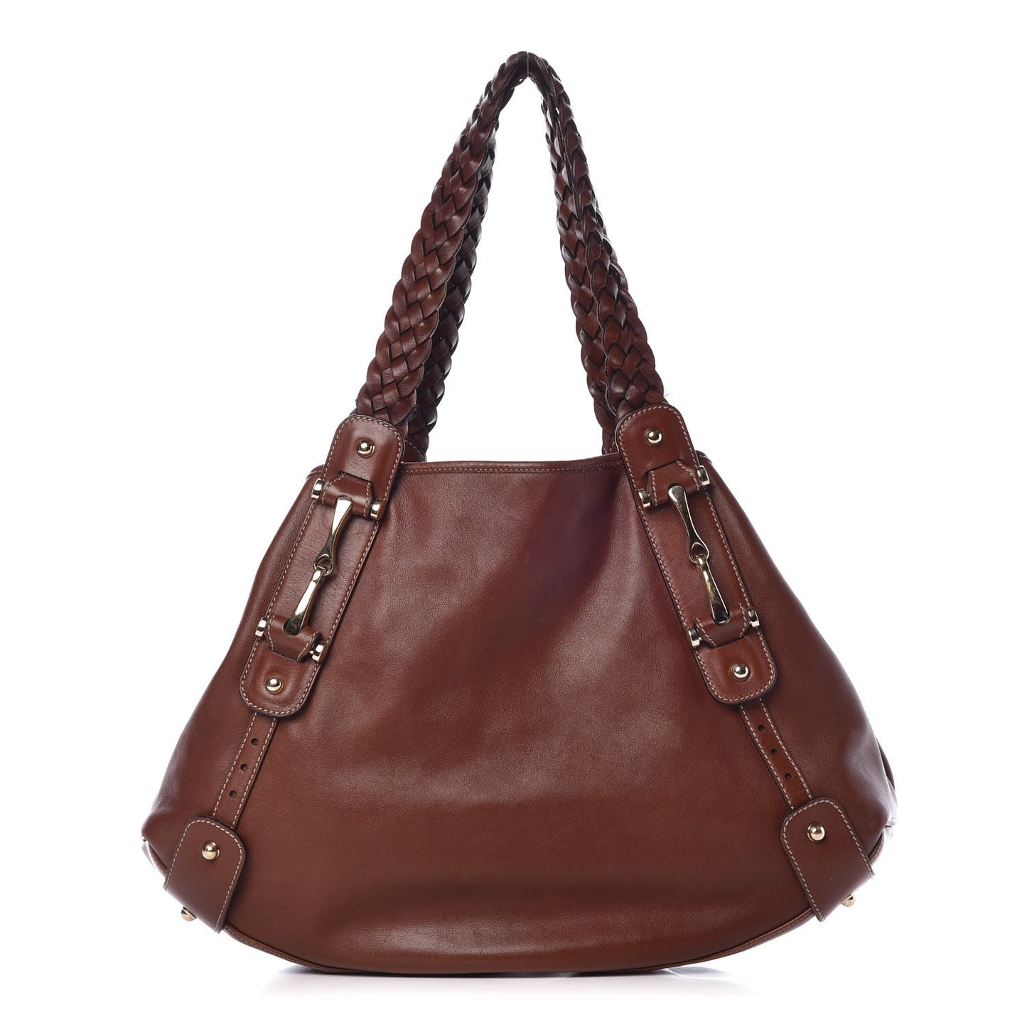 Calfskin Medium Pelham Shoulder Bag Brown