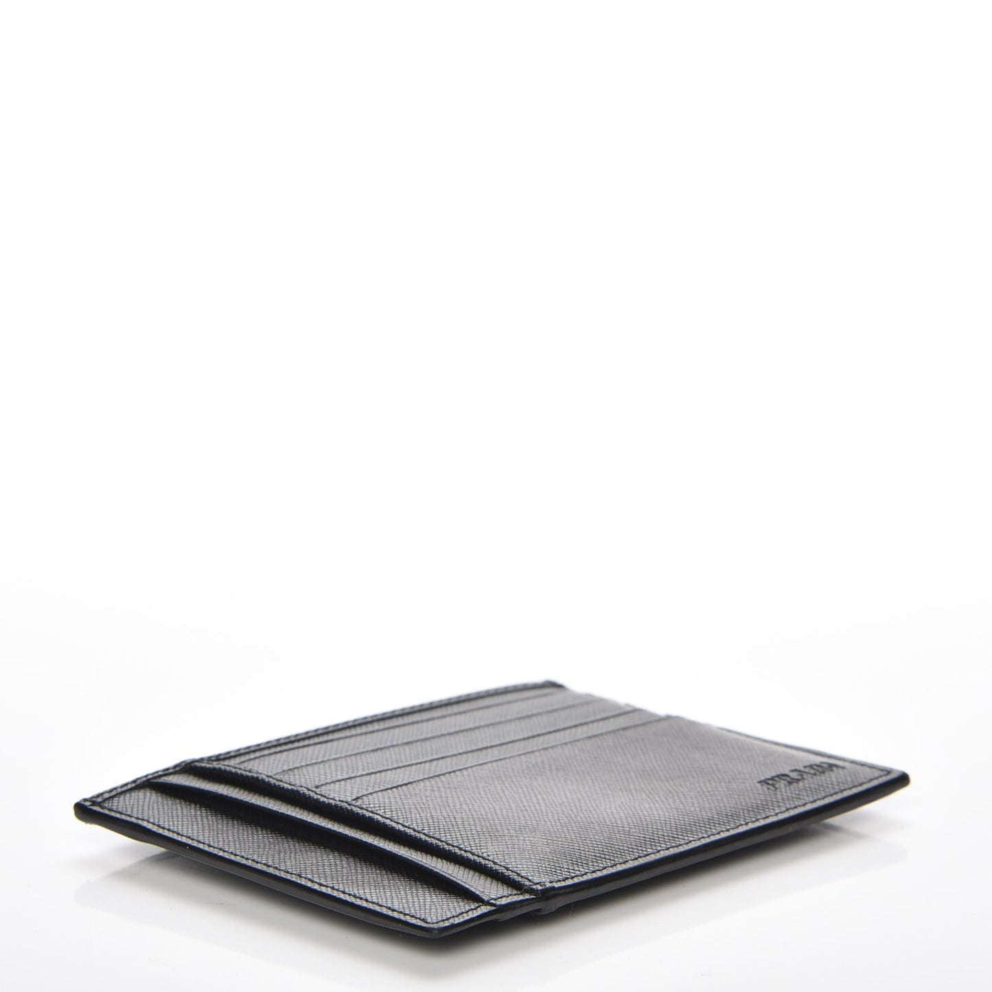 Saffiano Card Holder Nero Black