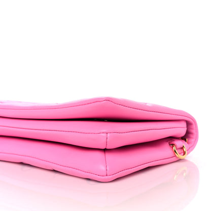 Louis Vuitton Lambskin Embossed Monogram Vuittamins Pochette Coussin Rose Violet 8 of 8