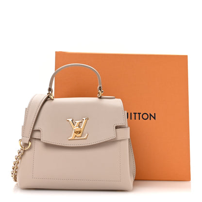 Louis Vuitton Soft Calfskin Mini Lockme Ever Greige 10 of 10