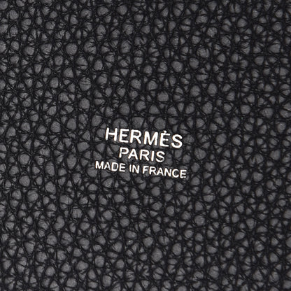 Hermes Taurillon Clemence Picotin Lock 22 MM Black 6 of 9