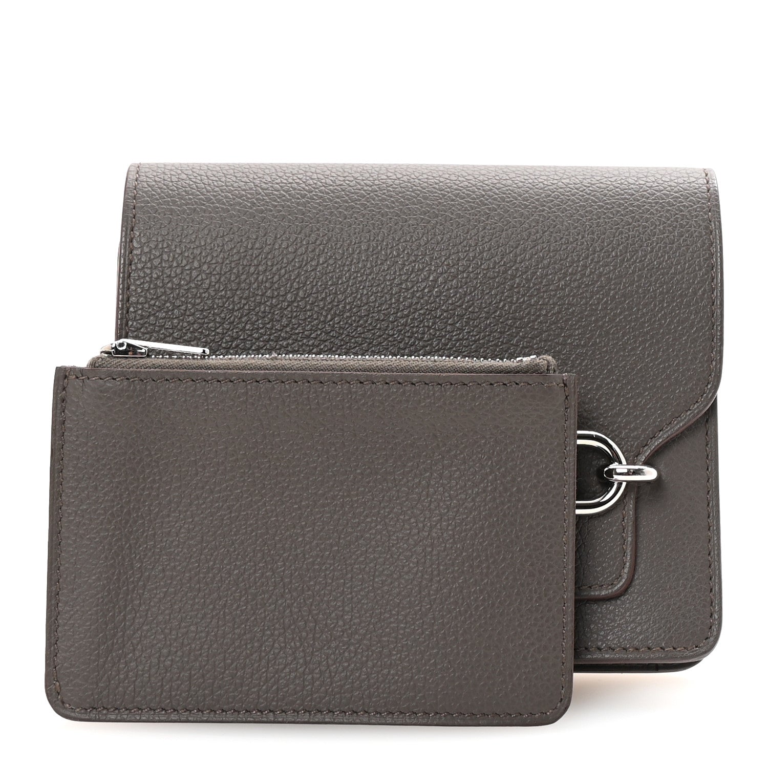 Hermes Evercolor Roulis Slim Wallet Etain 3 of 9