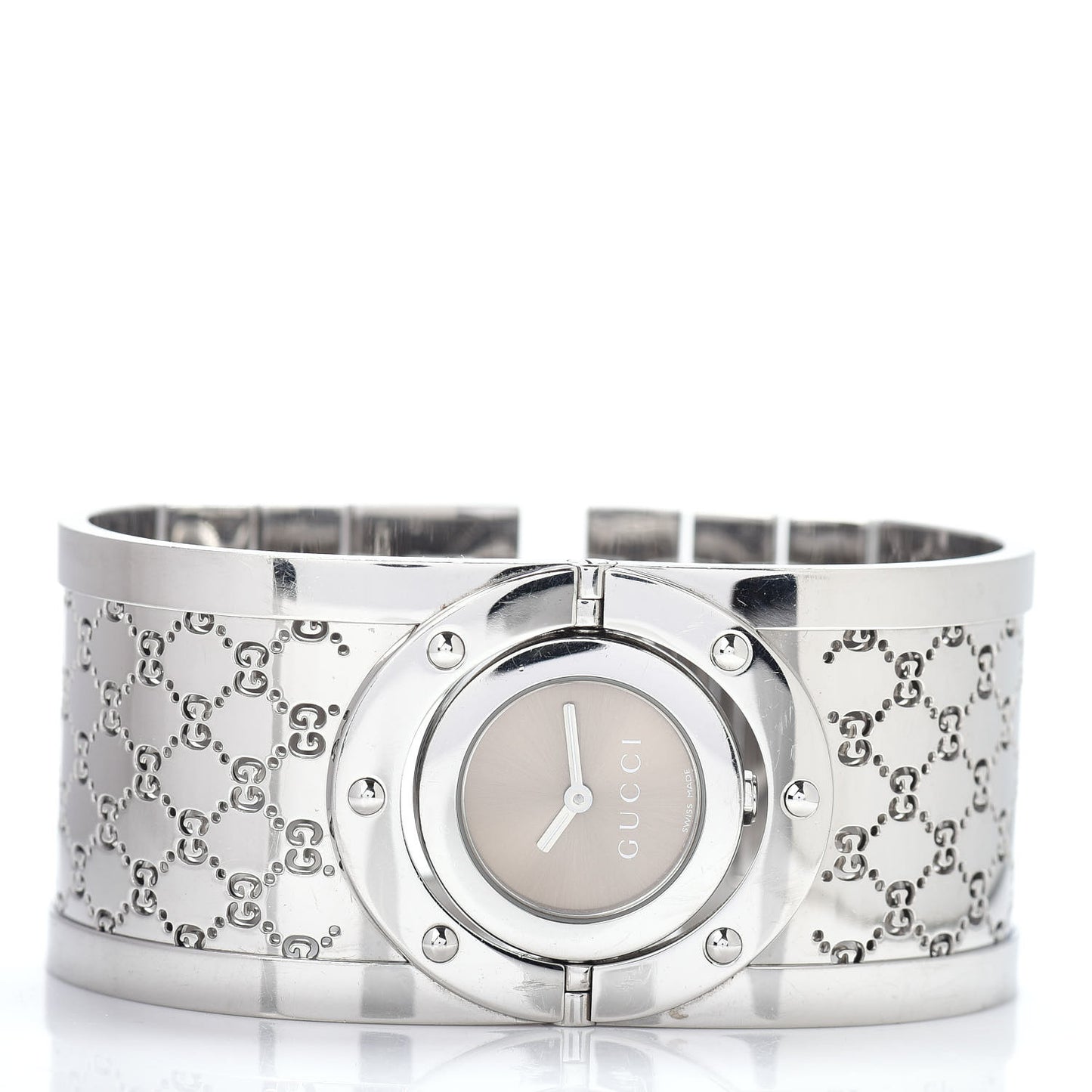 Stainless Steel 33mm Twirl Quartz Watch Brown