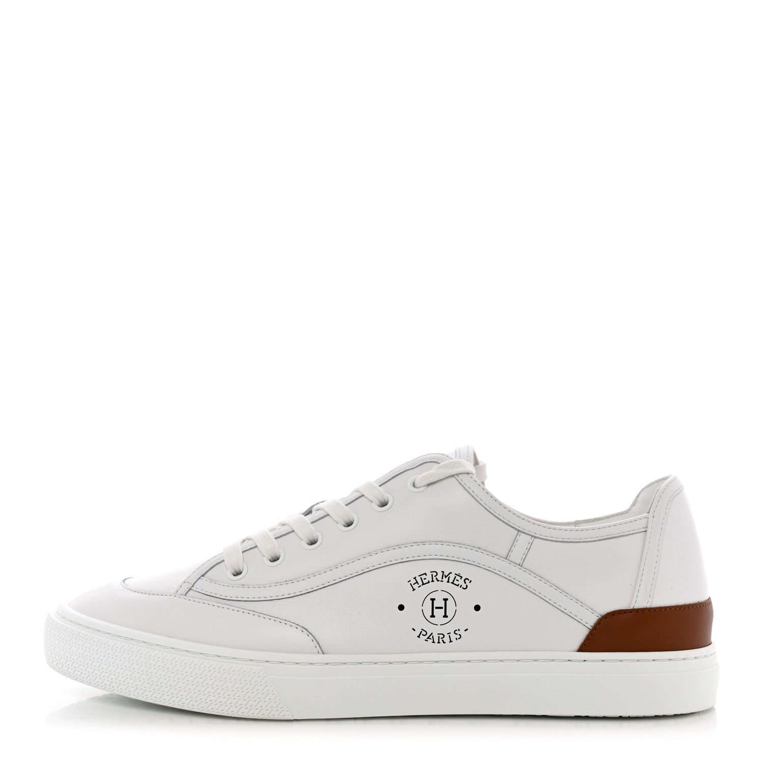 Hermes Calfskin Mens Get Sneakers 43.5 White 1 of 7