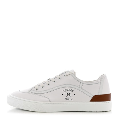 Hermes Calfskin Mens Get Sneakers 43.5 White 1 of 7