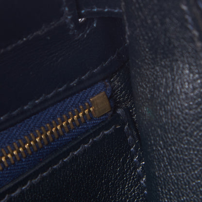 Hermes Box Kelly Retourne 32 Indigo 27 of 40