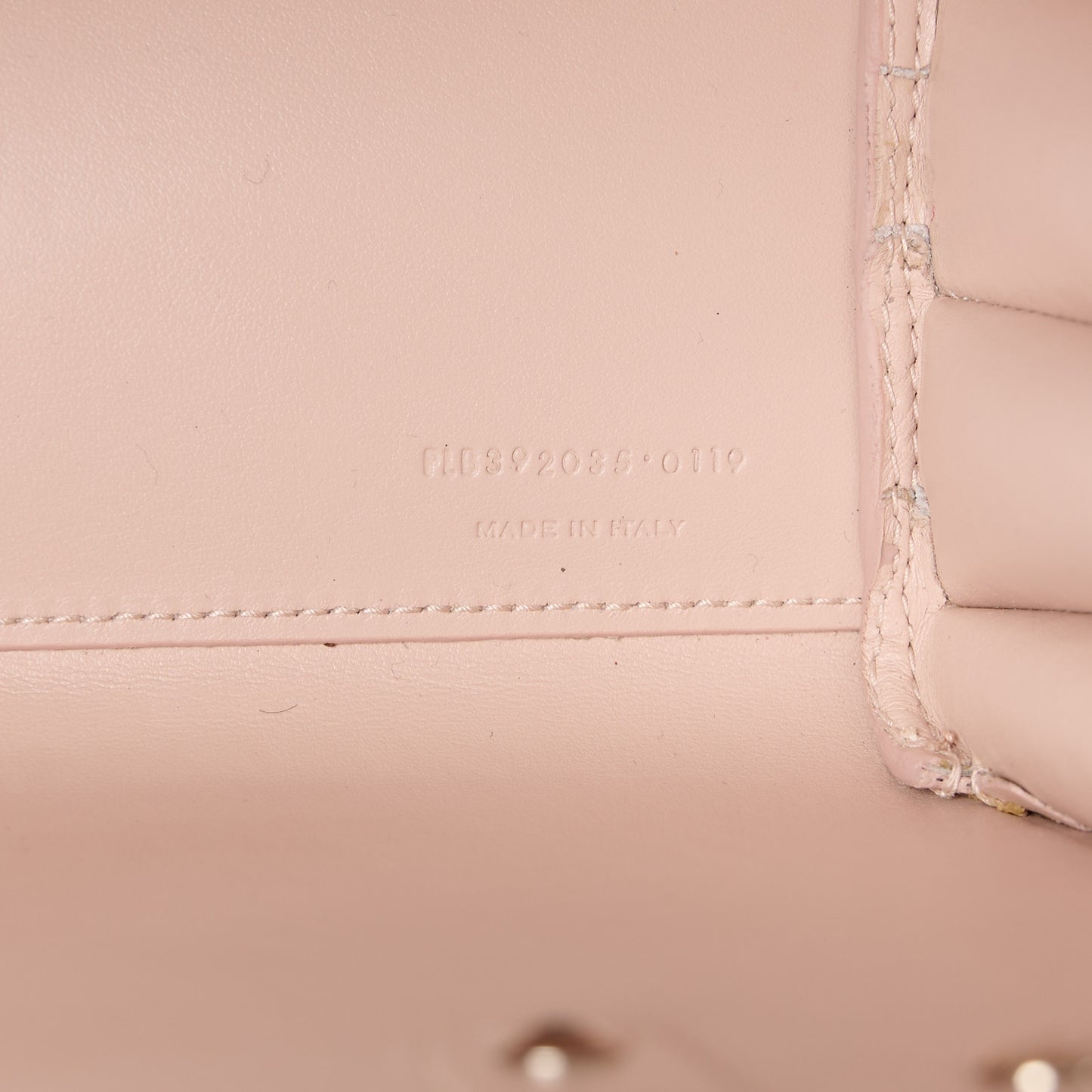 Calfskin Crocodile Embossed Nano Sac De Jour Rose Antic