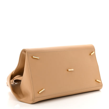 Salvatore Ferragamo Natural Grain Calfskin Small Hug Bag Light Caramel 4 of 11