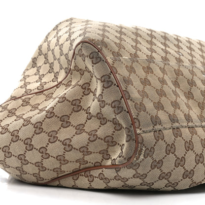Gucci Monogram Large Sukey Tote Brown 8 of 11