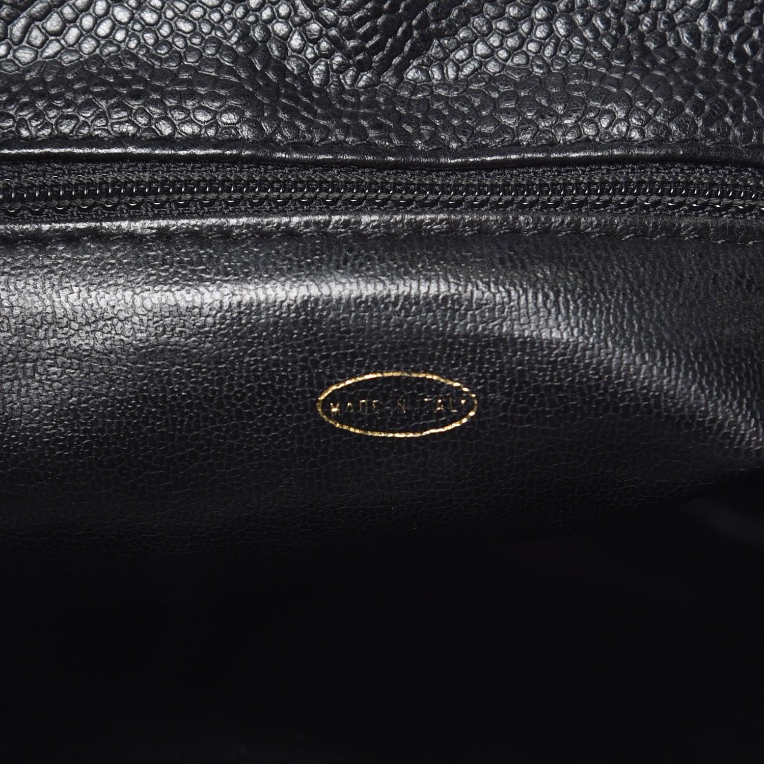 Chanel Caviar CC Backpack Black 7 of 13