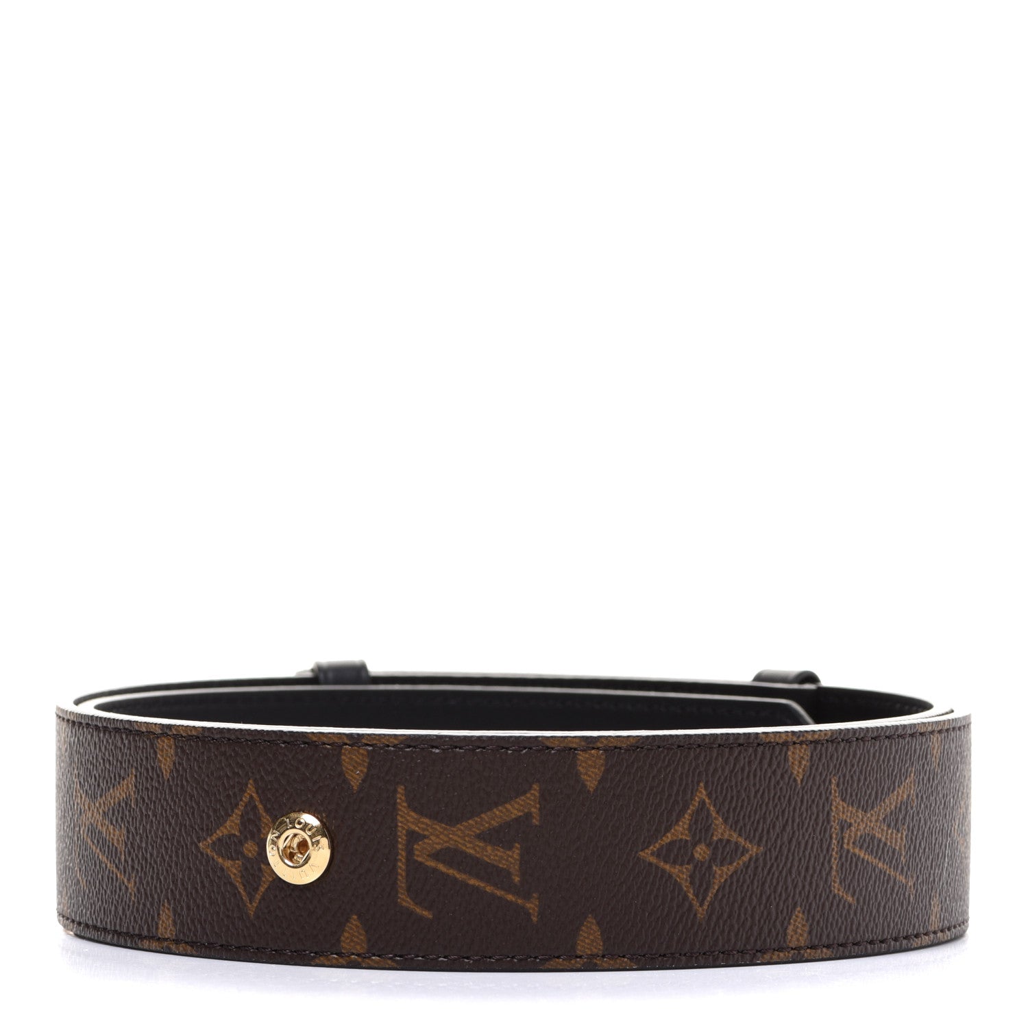 Louis Vuitton Monogram Bandouliere Shoulder Strap Black 2 of 5