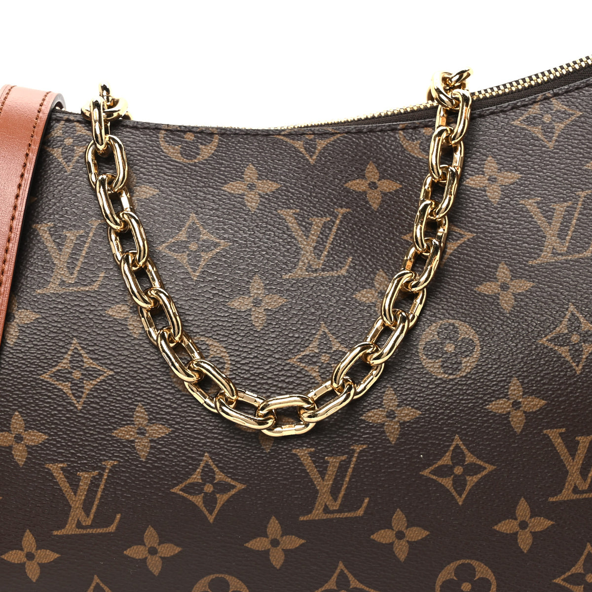 Reverse Monogram Loop Hobo