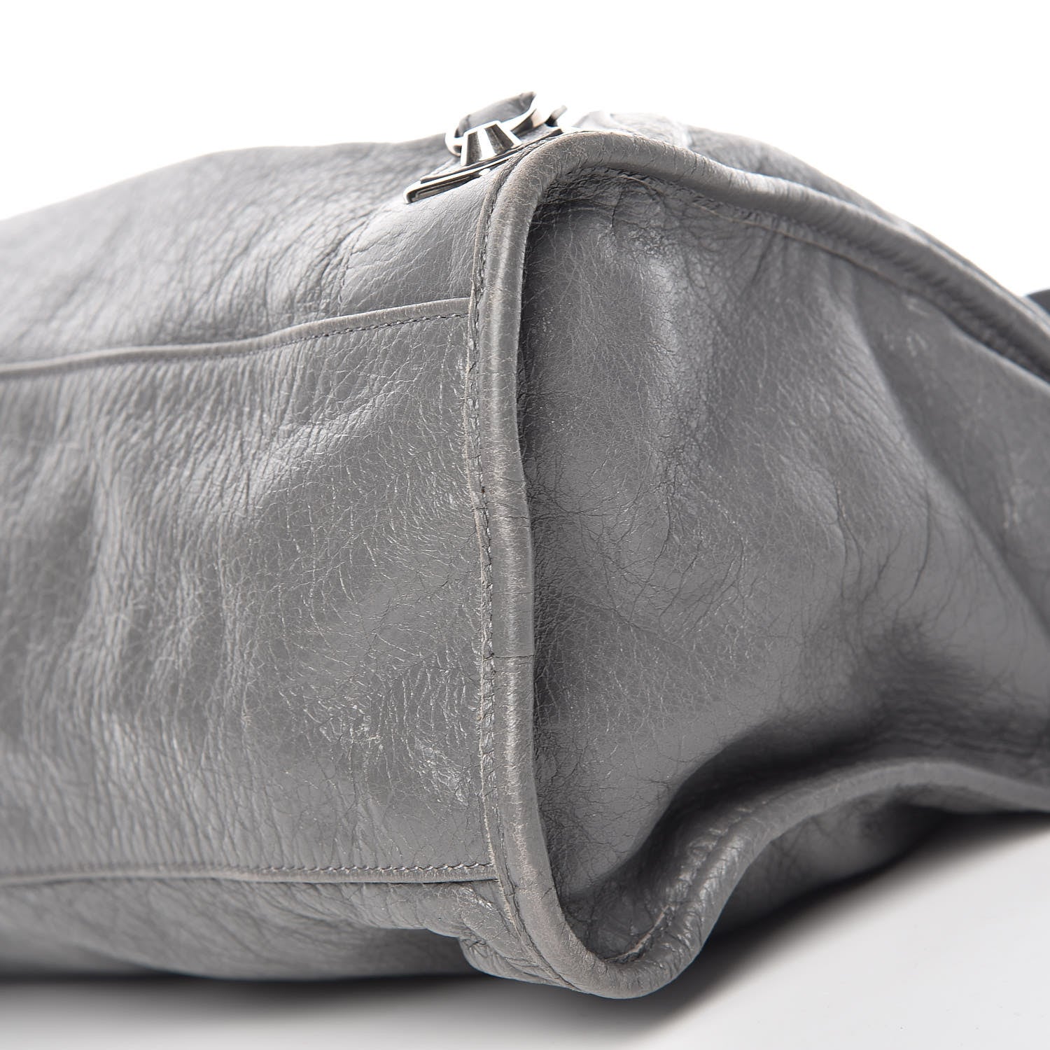 Balenciaga Chevre Silver Metallic Edge Hardware City Gris Cendre 11 of 13