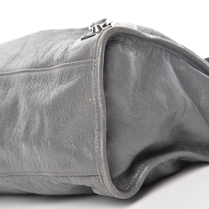 Balenciaga Chevre Silver Metallic Edge Hardware City Gris Cendre 11 of 13