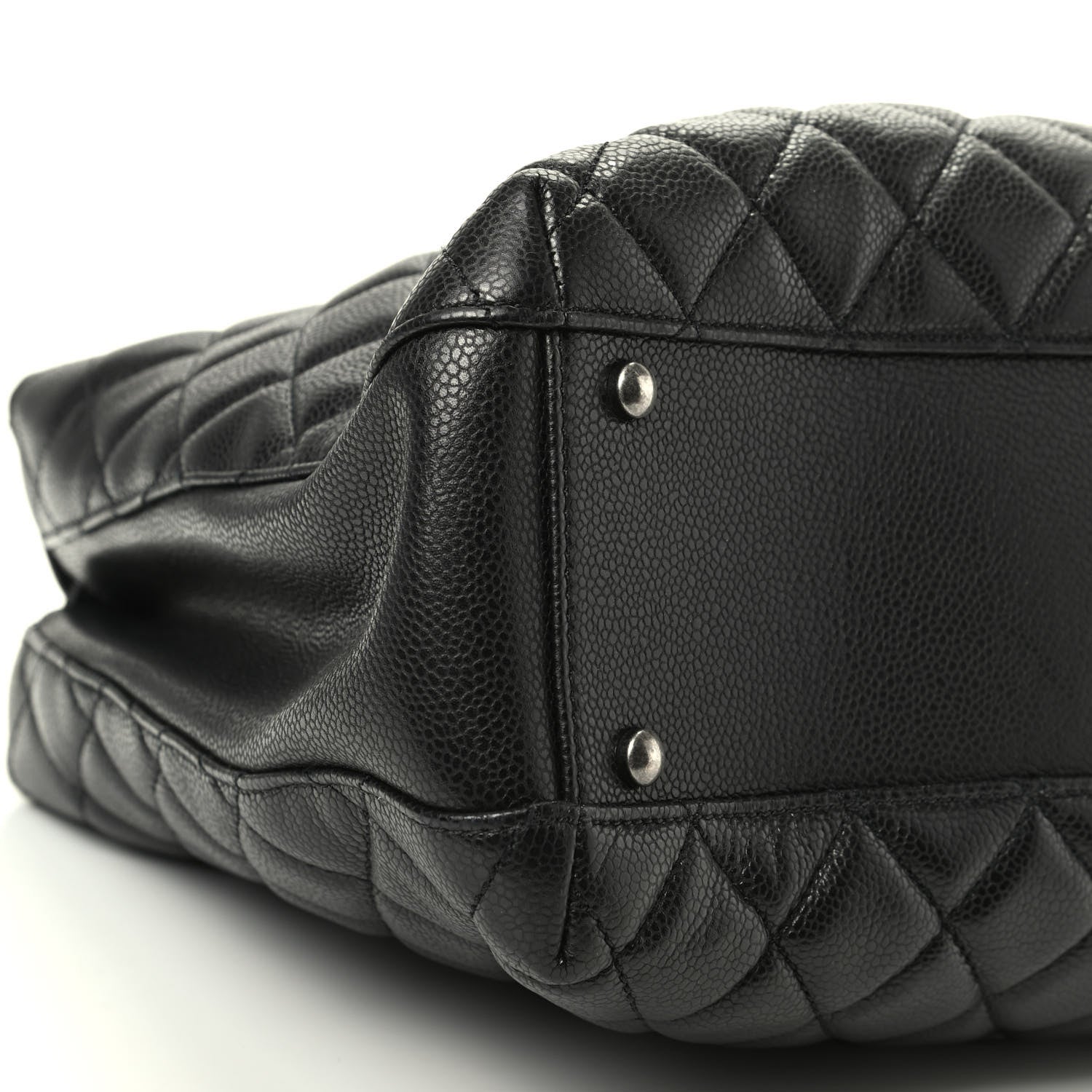 Chanel Caviar Quilted City Shopping Tote Black 6 of 8