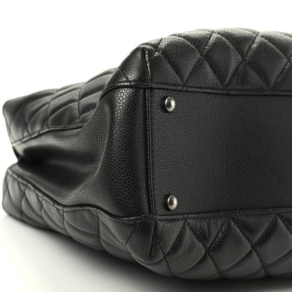 Chanel Caviar Quilted City Shopping Tote Black 6 of 8